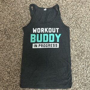 Gray maternity tank top size small